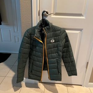 Green Bay Packer Puffer Jacket